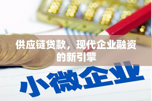 花地玛堂区供应链贷款，现代企业融资的新引擎