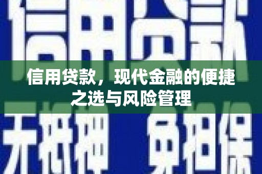 花地玛堂区信用贷款，现代金融的便捷之选与风险管理