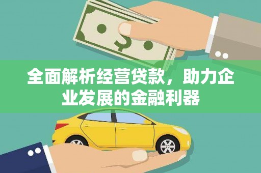 花地玛堂区全面解析经营贷款，助力企业发展的金融利器