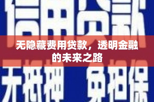 花地玛堂区无隐藏费用贷款，透明金融的未来之路