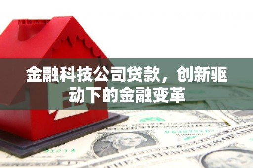 花地玛堂区金融科技公司贷款，创新驱动下的金融变革