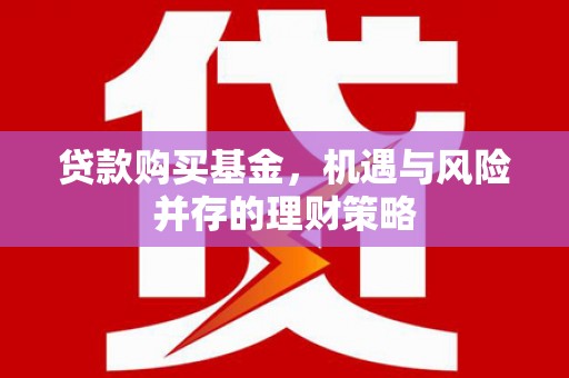 花地玛堂区贷款购买基金，机遇与风险并存的理财策略