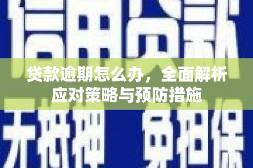 花地玛堂区贷款逾期怎么办，全面解析应对策略与预防措施