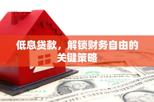 花地玛堂区低息贷款，解锁财务自由的关键策略