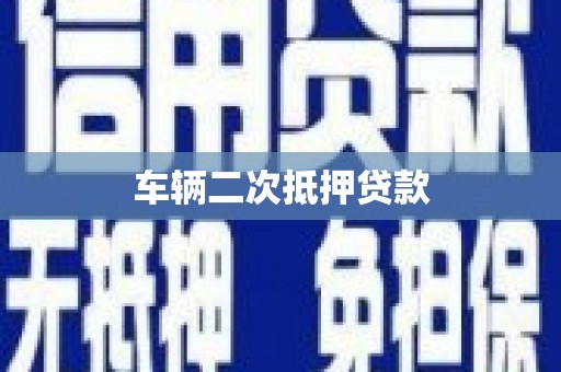 花地玛堂区车辆二次抵押贷款