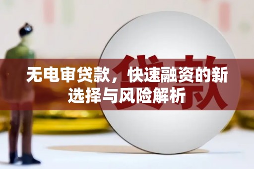 花地玛堂区无电审贷款，快速融资的新选择与风险解析