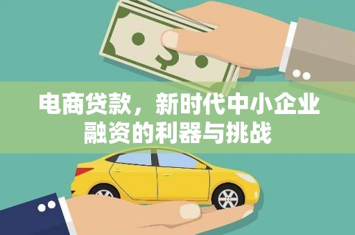 花地玛堂区电商贷款，新时代中小企业融资的利器与挑战