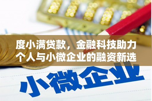 花地玛堂区度小满贷款，金融科技助力个人与小微企业的融资新选择