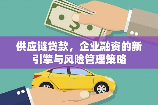 花地玛堂区供应链贷款，企业融资的新引擎与风险管理策略