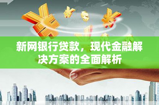 花地玛堂区新网银行贷款，现代金融解决方案的全面解析