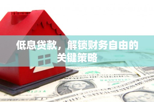花地玛堂区低息贷款，解锁财务自由的关键策略