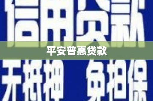 花地玛堂区平安普惠贷款