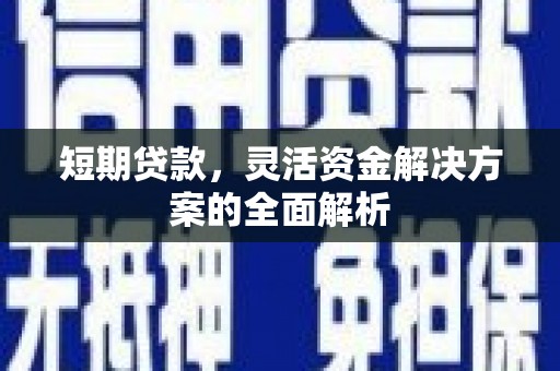 花地玛堂区短期贷款，灵活资金解决方案的全面解析