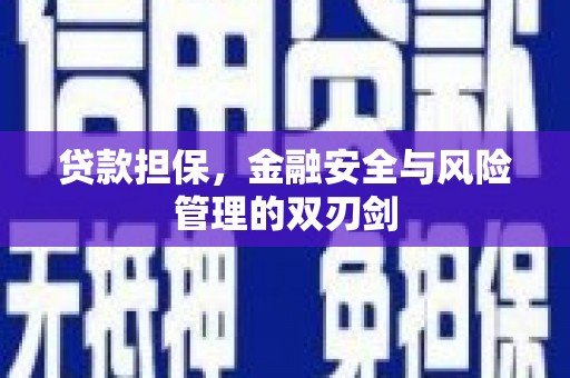 花地玛堂区贷款担保，金融安全与风险管理的双刃剑