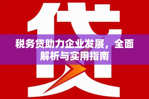 花地玛堂区税务贷助力企业发展，全面解析与实用指南