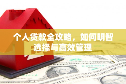花地玛堂区个人贷款全攻略，如何明智选择与高效管理