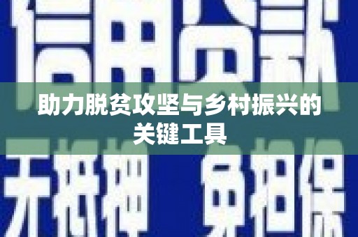 花地玛堂区助力脱贫攻坚与乡村振兴的关键工具